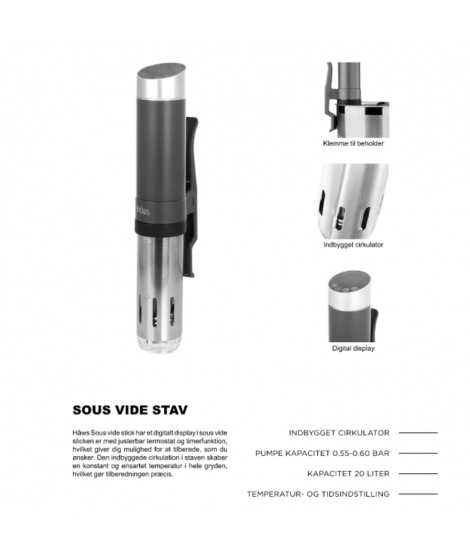 Hâws Sous Vide Stick 1300W