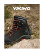 Viking - Villrein GTX - Mellemhøj Gore-Tex Dame Støvle - Sort/Rød