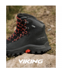 Viking - Villrein GTX - Mellemhøj Gore-Tex Dame Støvle - Sort/Rød