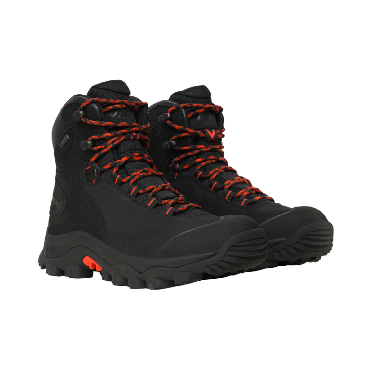 Viking - Villrein GTX - Mellemhøj Gore-Tex Dame Støvle - Sort/Rød