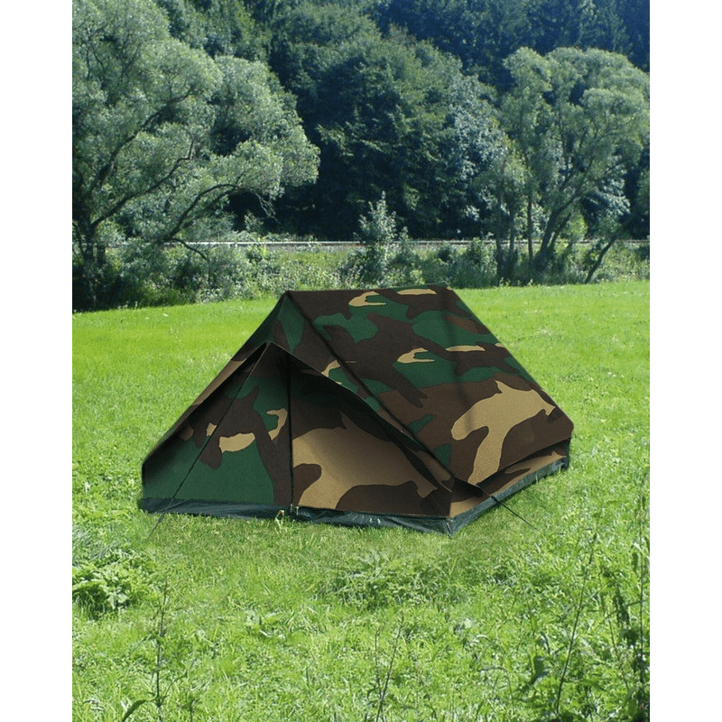 Mil-Tec 2-Personers telt - Mini super pack - Woodland camo