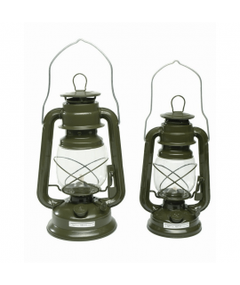 Mil-Tec Olielampe - Armygrøn - Stor 28cm.