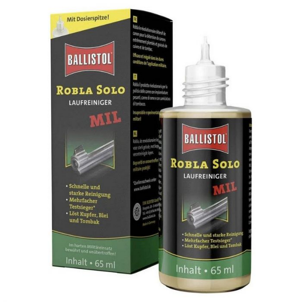 Ballistol Robla Solo mil - Løbs rens - 65ml