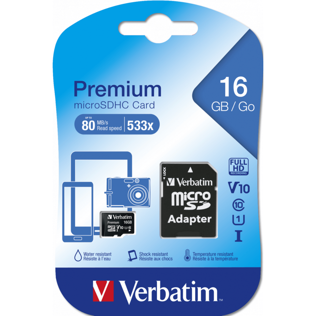 16 GB Micro SDHC Hukommelseskort til vildtkamera