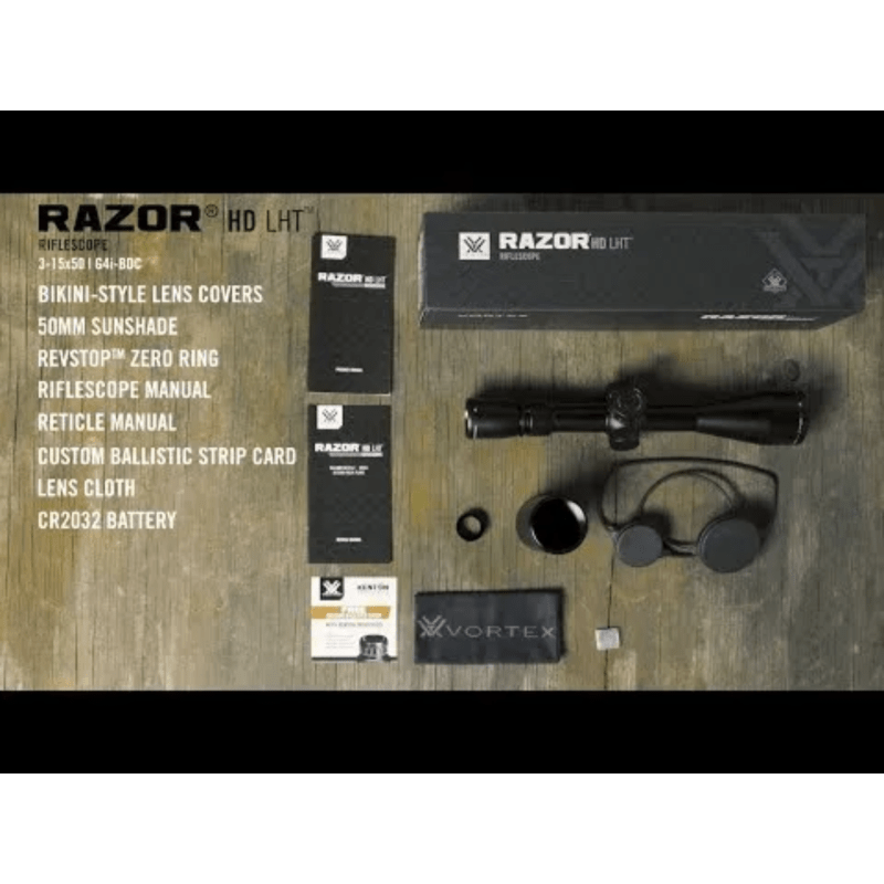 Vortex Razor LHT 3-15x50 -G4i BDC (MRAD)