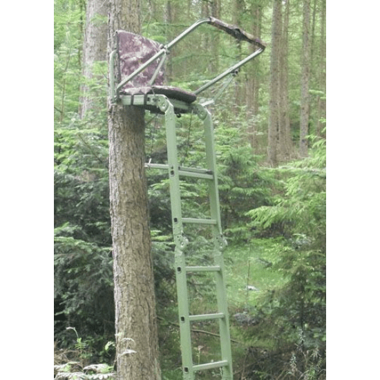 Jagtstige Hochsitz - Let, kompakt Skydestige i Aluminium