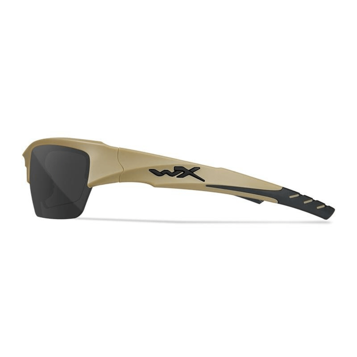 Wiley X Valor 2.5 sports- og skydebriller - Mat sandfarvet stel med 3 linser