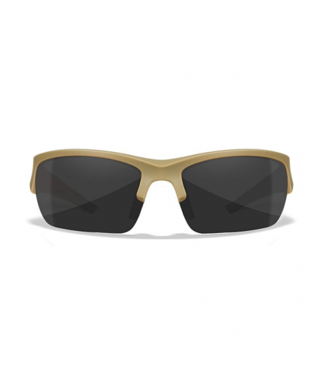 Wiley X Valor 2.5 sports- og skydebriller - Mat sandfarvet stel med 3 linser