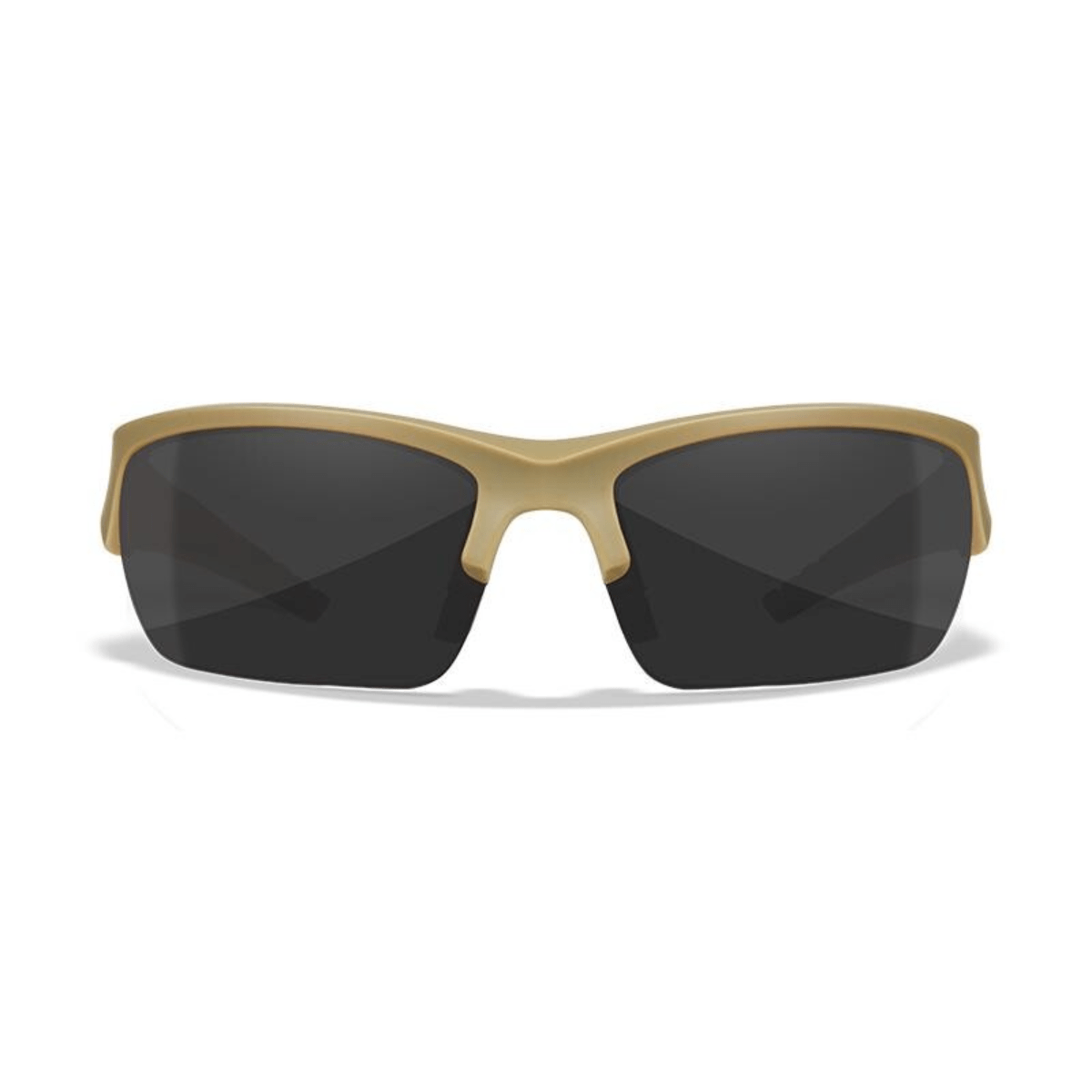 Wiley X Valor 2.5 sports- og skydebriller - Mat sandfarvet stel med 3 linser