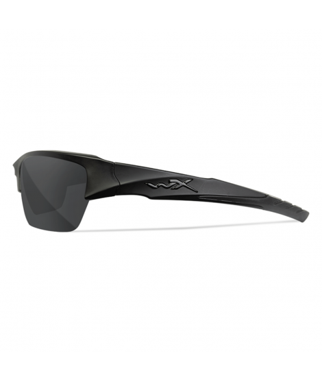 Wiley X Valor 2.5 sports- og skydebriller - Matsort stel med 3 linser