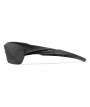 Wiley X Valor 2.5 sports- og skydebriller - Matsort stel med 3 linser