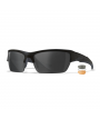 Wiley X Valor 2.5 sports- og skydebriller - Matsort stel med 3 linser
