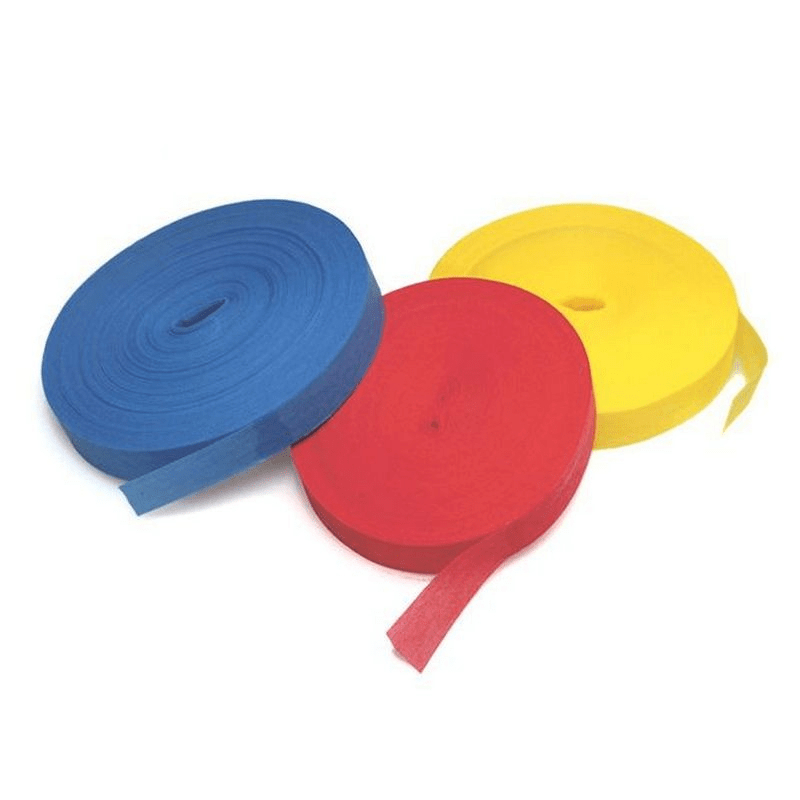 Markeringsbånd - 75 meter - Rød/Blå/Gul