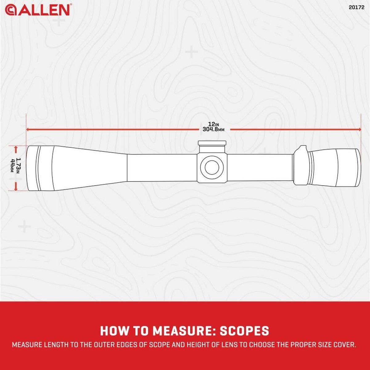 Allen Neoprene Scope cover - Kikkert beskyttelse