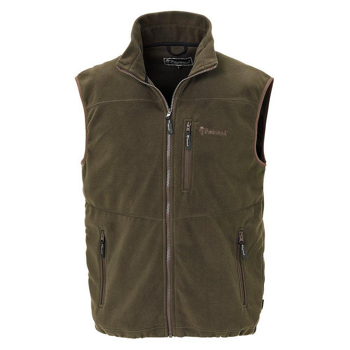 Pinewood - Pirsch Fleece Vest - Mørke grøn