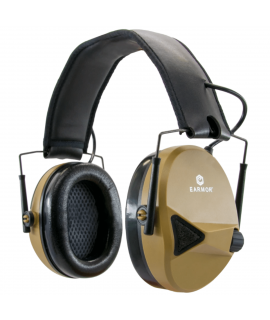 Earmor M30 elektronisk høreværn - brun