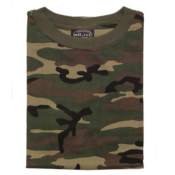 T-shirt - Woodland camo