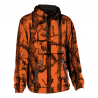 Percussion - Sweatshirt med hætte - Ghost camo Black and Blaze