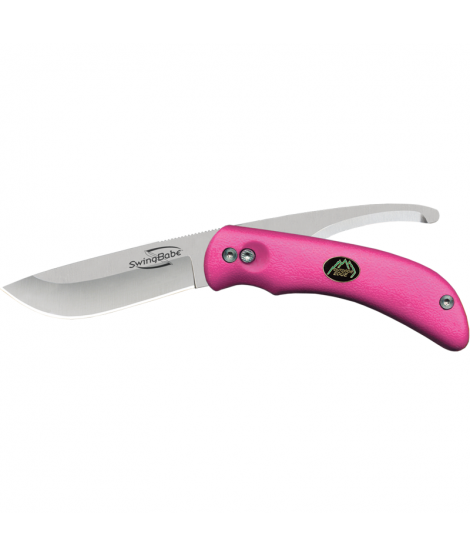 Outdoor Edge: Swingblade - kniv med bugåbner - Pink