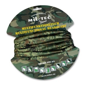 Mil-Tec Multifunktionelt  Tørklæde - Flecktarn