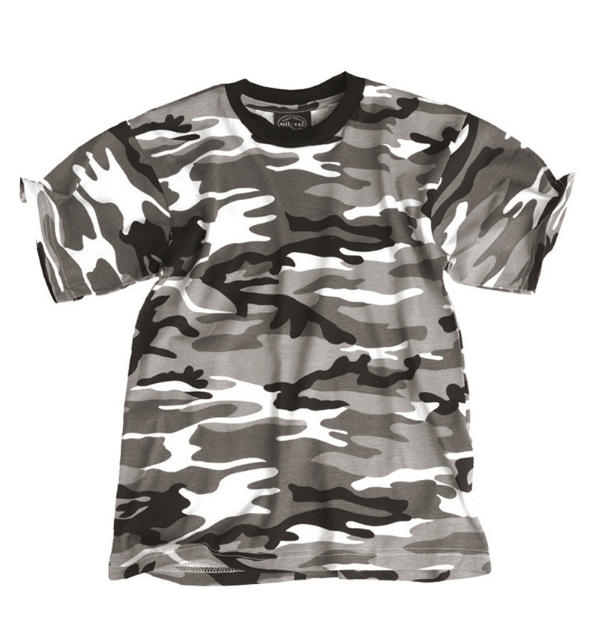 Mil-Tec - T-shirt til børn - Urban Camouflage