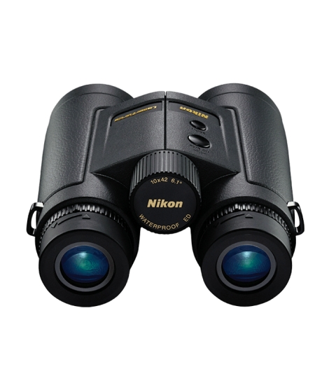 Kan ikke i aften tag Håndholdt kikkert med afstandsmåler fra Nikon - LaserForce 10x42