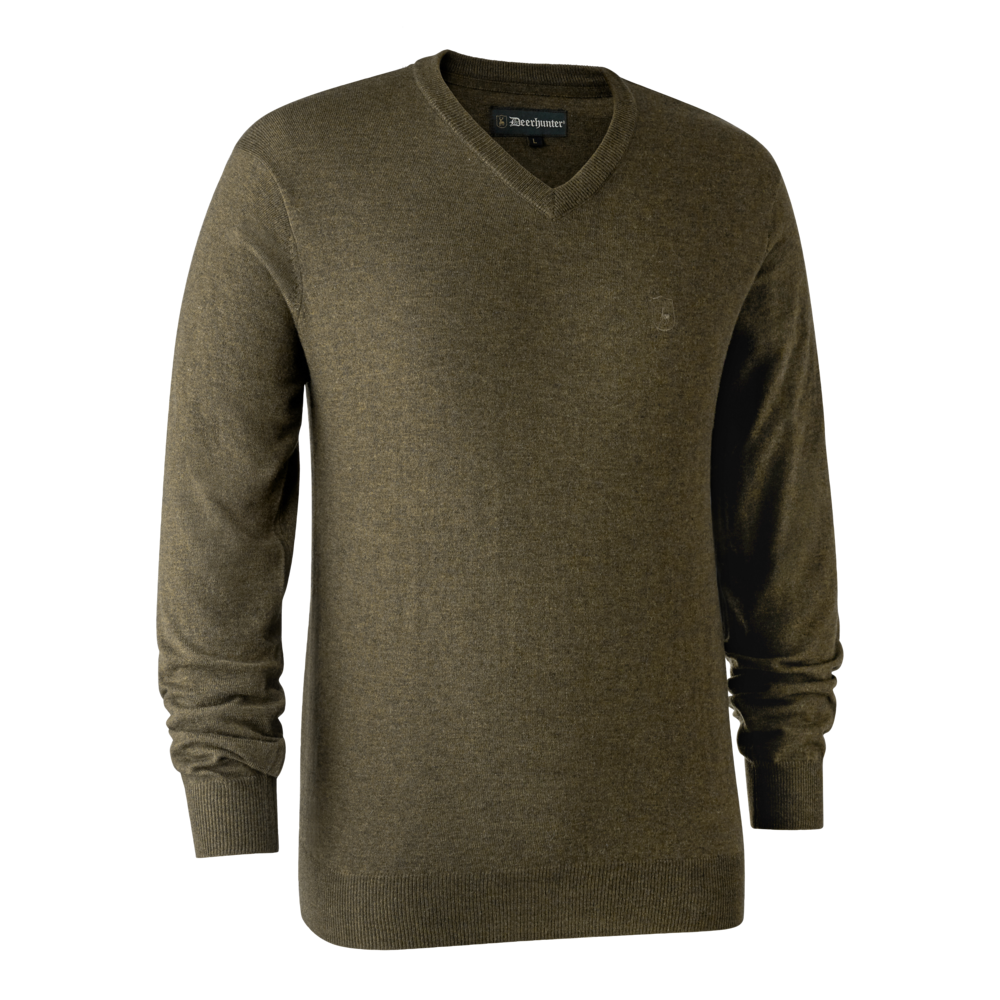 Deerhunter - Kingston Striktrøje med V-hals - Fås i 4 farver