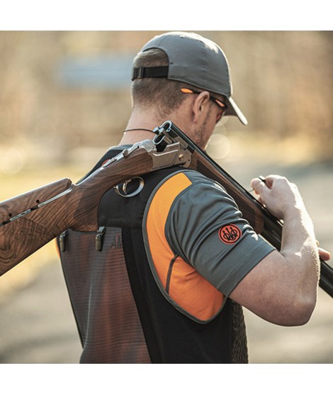 Beretta Sporting skydevest EVO - Grå/sort/orange