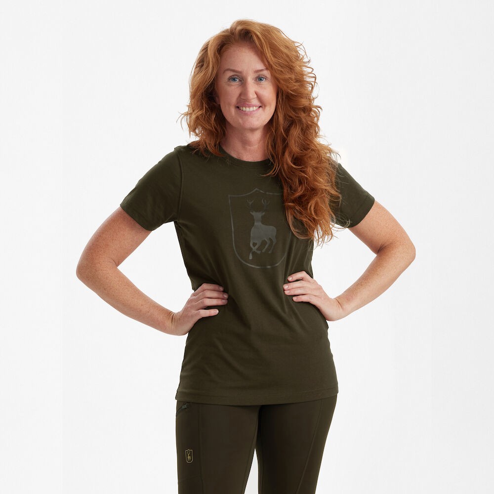 Deerhunter - Lady T-shirt med logo