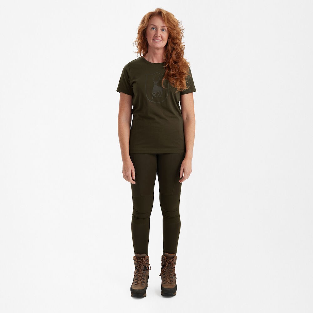 Deerhunter - Lady T-shirt med logo