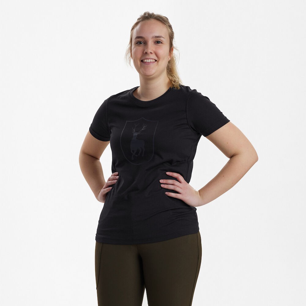 Deerhunter - Lady T-shirt med logo