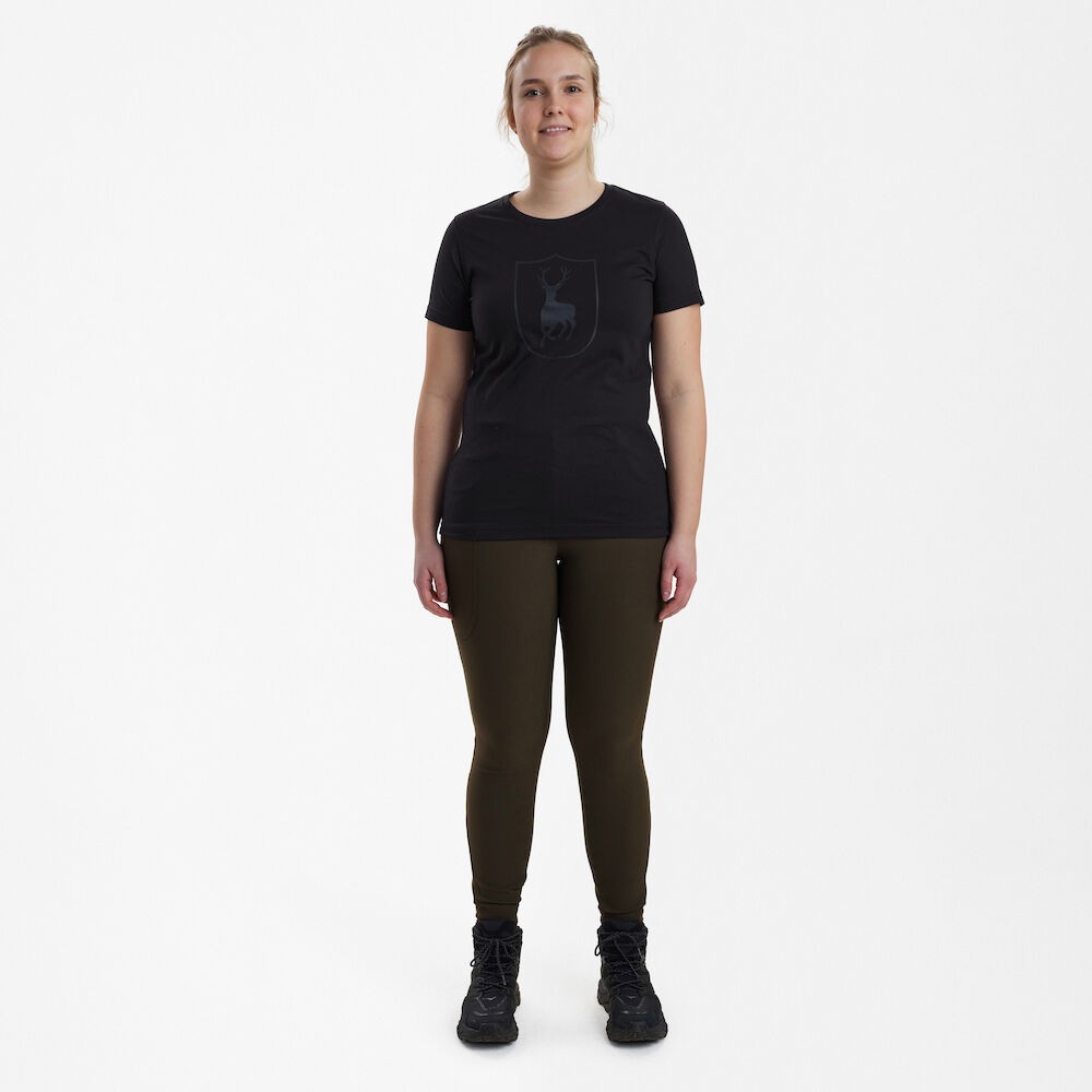 Deerhunter - Lady T-shirt med logo