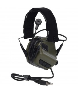 Earmor - M32 Mark3 MilPro - Armygrøn - M62 velcro bøjle