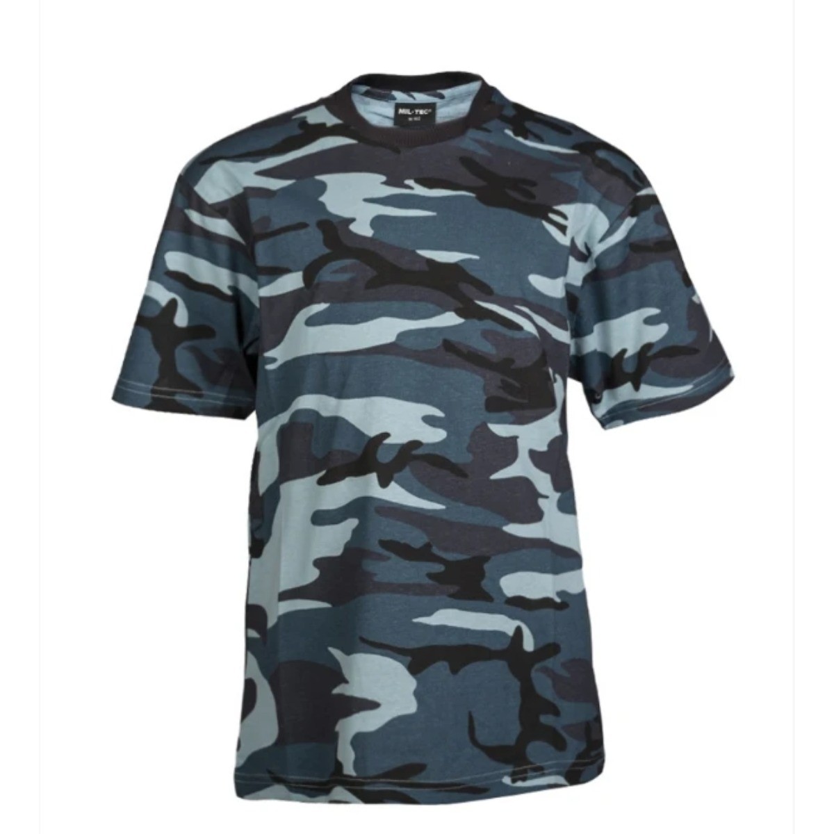 Mil-Tec - T-shirt til børn - Skyblue Camouflage