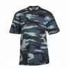 Mil-Tec - T-shirt til børn - Skyblue Camouflage