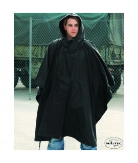 Mil-Tec Regnslag/Poncho Sort