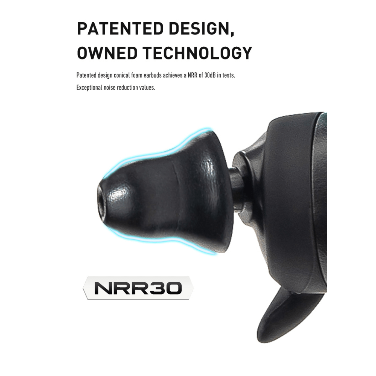 Earmor M20T PRO - In-ear Bluetooth høreværn - Sort