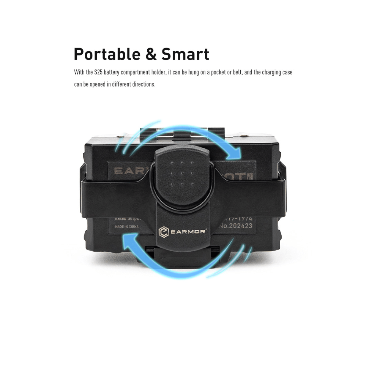 Earmor M20T PRO - In-ear Bluetooth høreværn - Sort