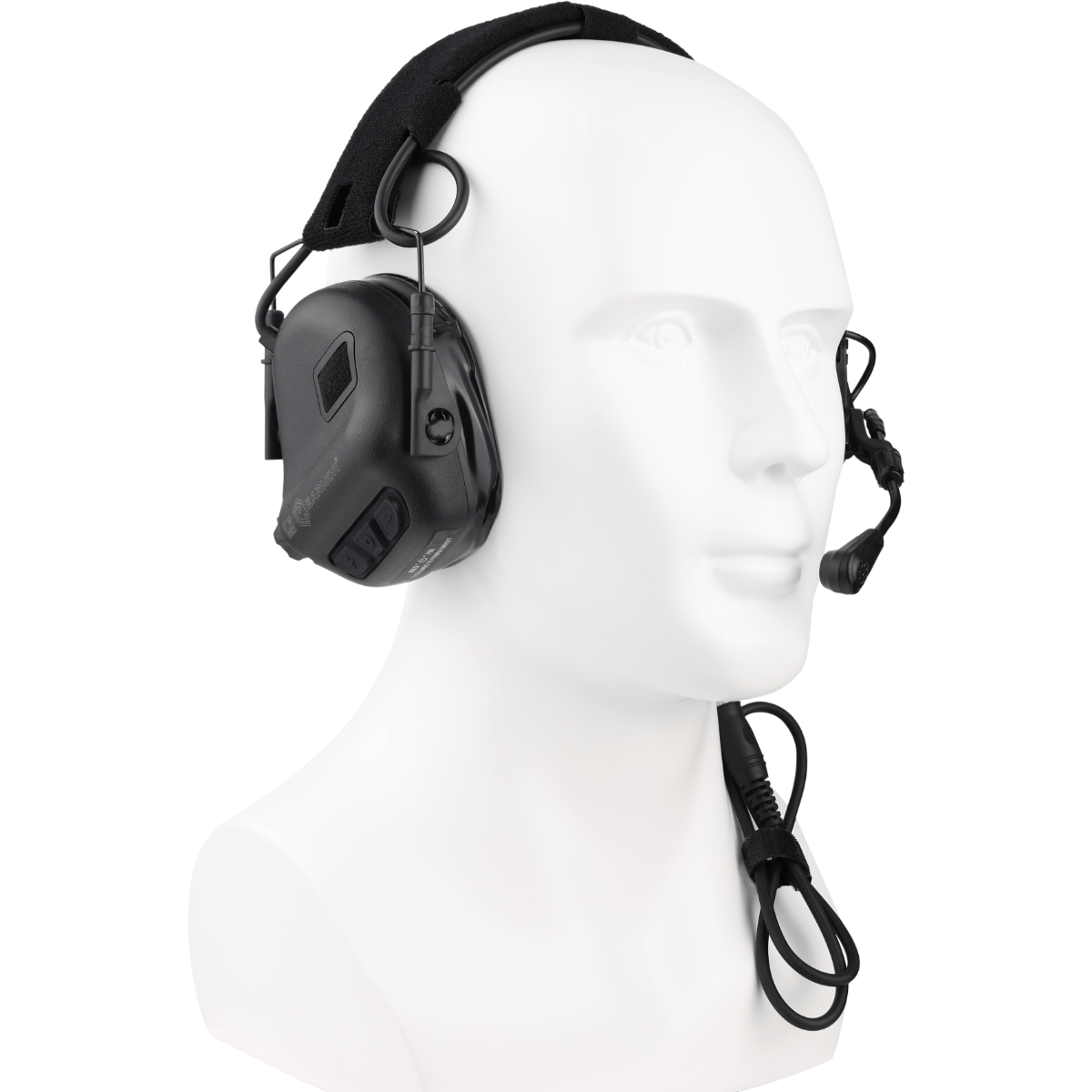 Earmor M32 Plus - Aktive høreværn med mikrofon - Sort