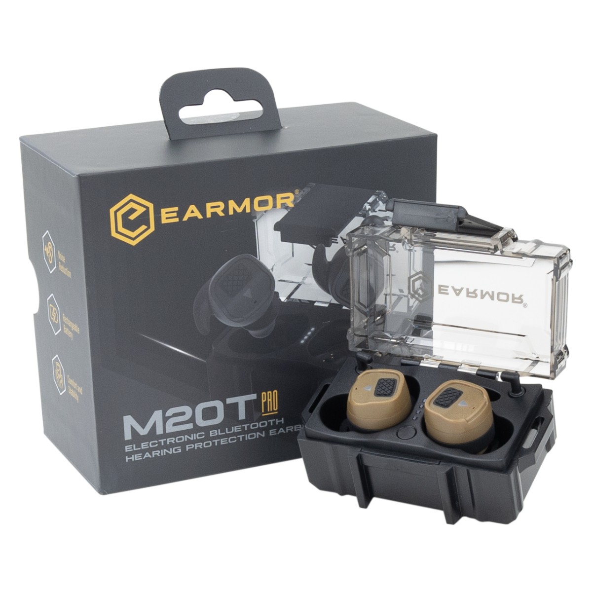Earmor M20T PRO - In-ear Bluetooth høreværn - Sandfarvet