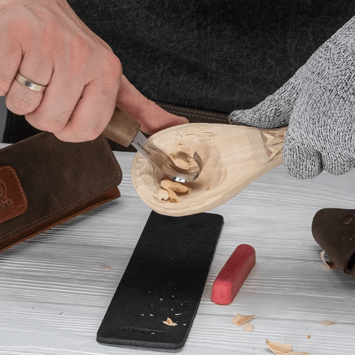 BeaverCraft - Ske og Snitteknivsæt Deluxe S01X