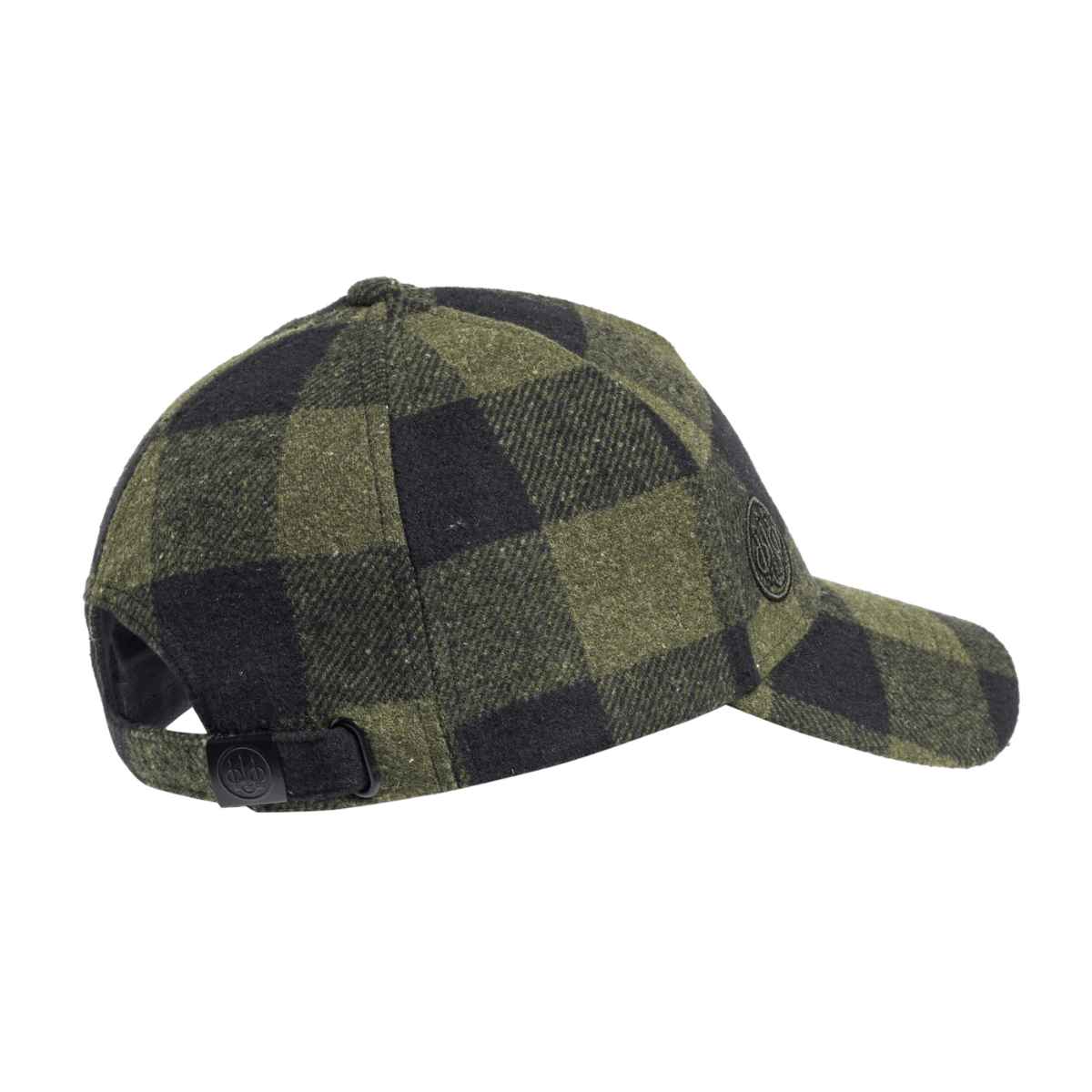 Beretta Lodge Checkered Cap - Kasket i uld - Grøn og sort
