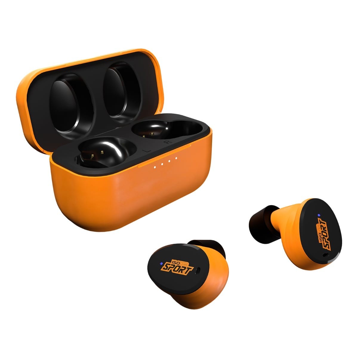ISOtunes Sport Caliber elektroniske høreværn - bluetooth Orange