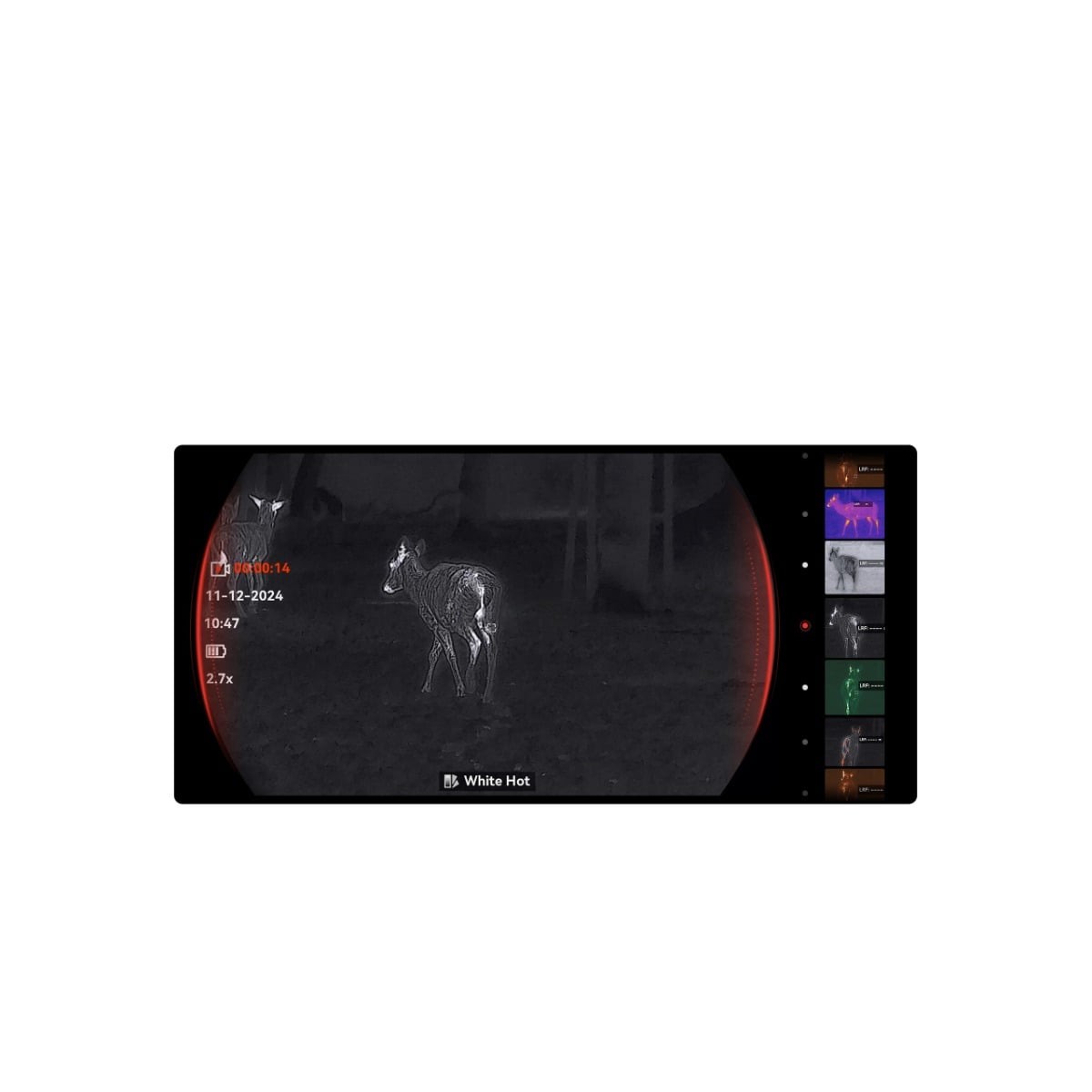 HIKMICRO Falcon FQ50L 2.0 50mm M/ Laserafstandsmåler - Termisk spotter