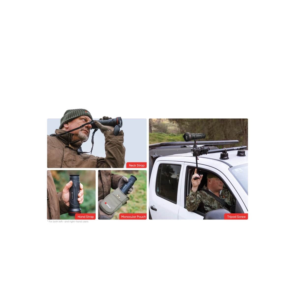 HIKMICRO Falcon FQ50L 2.0 50mm M/ Laserafstandsmåler - Termisk spotter