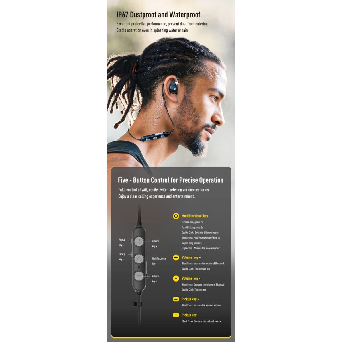 Earmor M200T In-Ear bluetooth headset