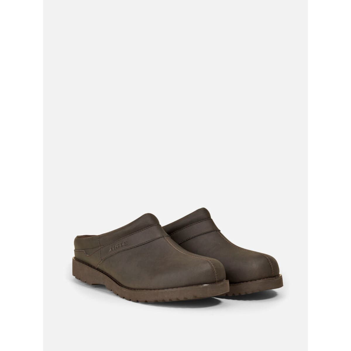 Aigle Basilo Dark Brown læderslip-on