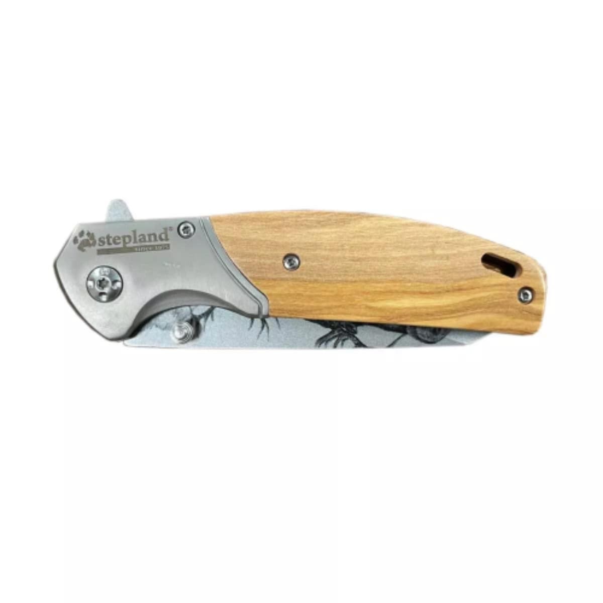 Stepland Foldekniv med Kronhjort