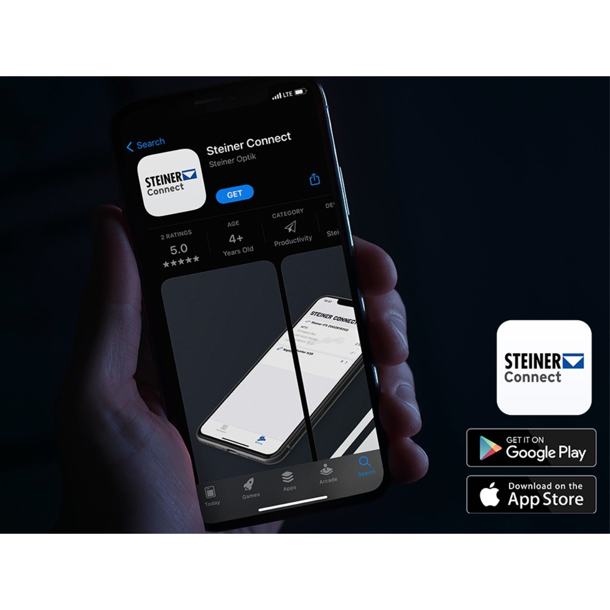 Steiner eRanger LRF 10x42 - Håndkikkert med afstandsmåler