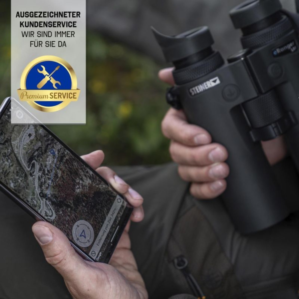 Steiner eRanger LRF 10x42 - Håndkikkert med afstandsmåler